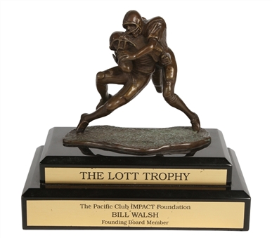 2004 “The Lott Trophy” Awarded to Bill Walsh (Walsh LOA)
